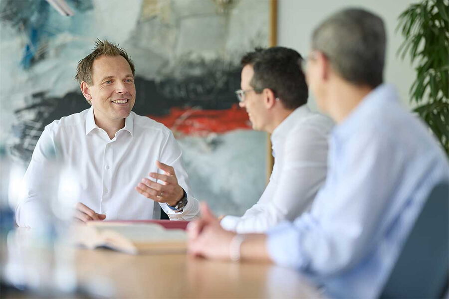 Besprechung in der Kanzlei